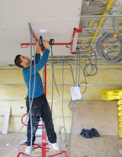 artisan platrier cezac plaquiste haute gironde pose de placo cezac realisation bandes a joint gironde isolation interieure maison cezac creation cloison placo 33 enduit de lissage mur cezac amenagement interieur haute gironde